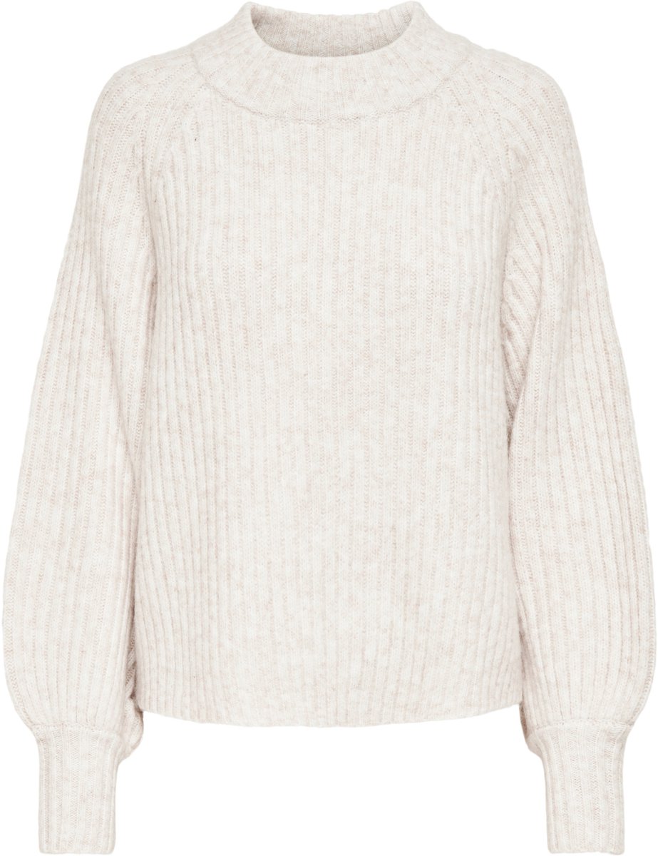 Only Trui Onlkalibu L/s Pullover Knt Noos 15248289 Cloud Dancer/melange Dames Maat - XS