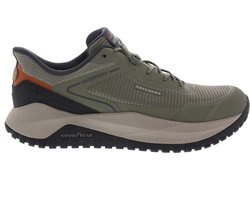 Heren Sneakers Skechers Badger Koda Slip In Waterproof Olijf - Maat 45