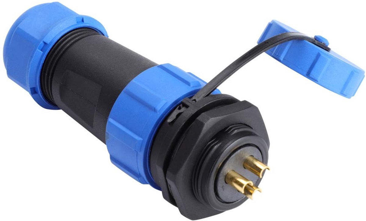 Waterdichte Aviation Plug Socket Connector 2Pin/3Pin/4Pin/5Pin/6Pin/7Pin/9Pin voor In-line Verbindingen tot 500V 30A - Ideaal voor Elektrische Installaties en Verbindingen
