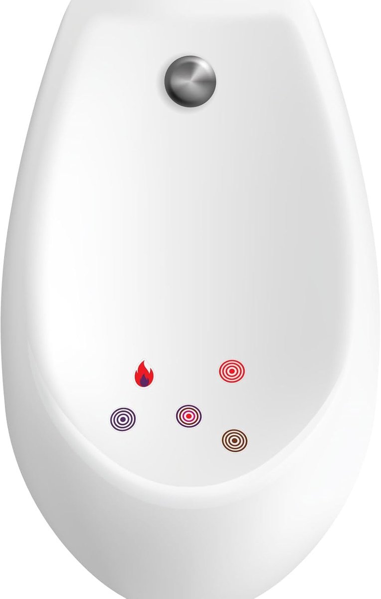 Toilet target stickers - kleurverandering - vinyl - helpt bij zindelijkheidstraining - ShopVlot