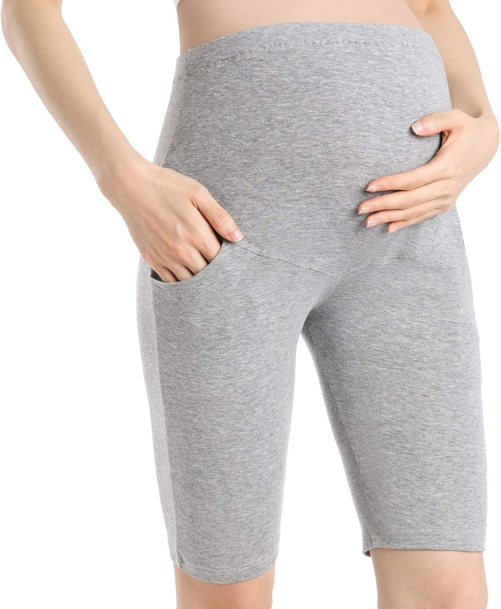 Shorts Vrouwen Zwangerschap Leggings Over Bump Knielengte Zwangere Broek