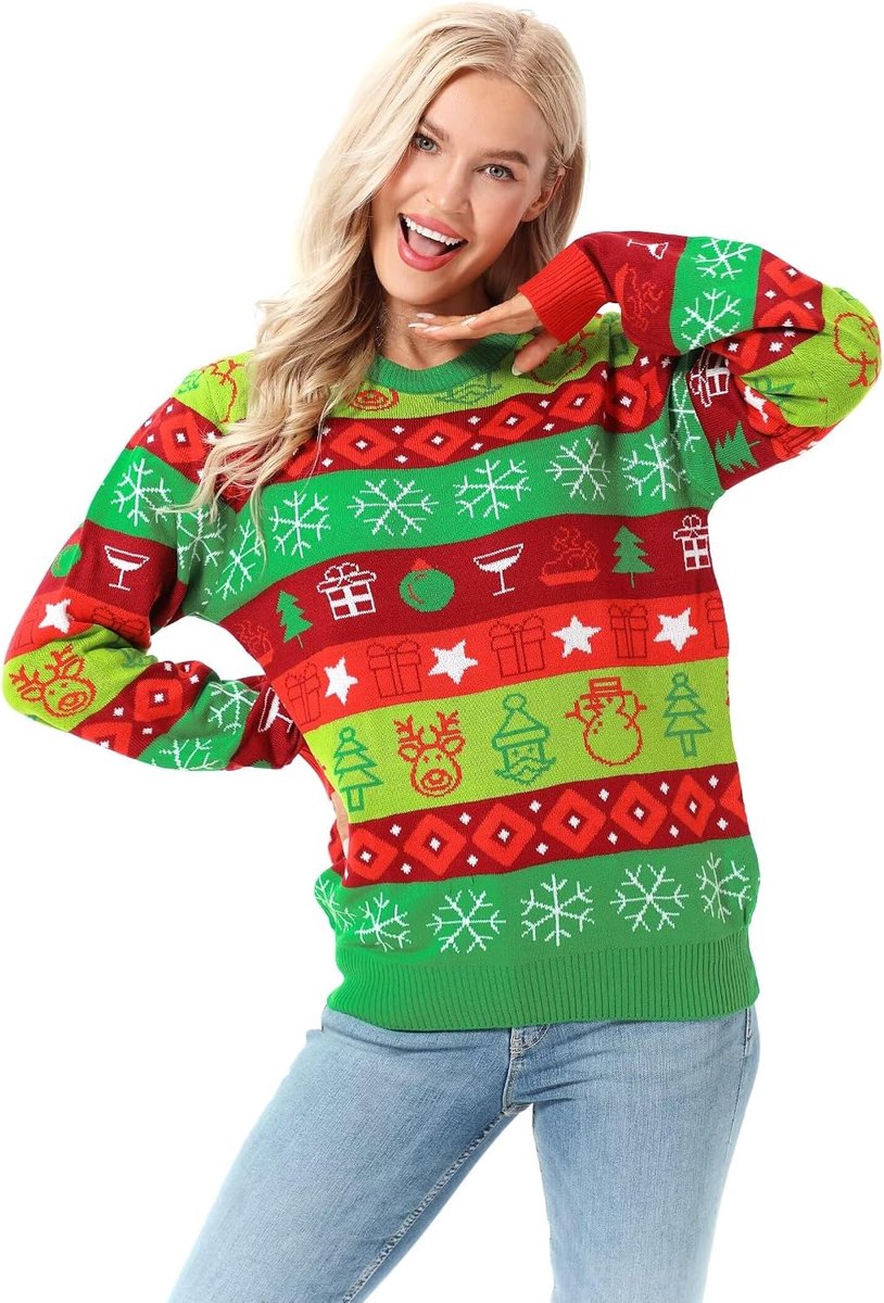 You Look Lgly Today Unisex Heren/Womens Hoodie 3d Gedrukt Pullover Kerstmis Lange Mouw Sweatshirt, m, multi-18010 heren Trui