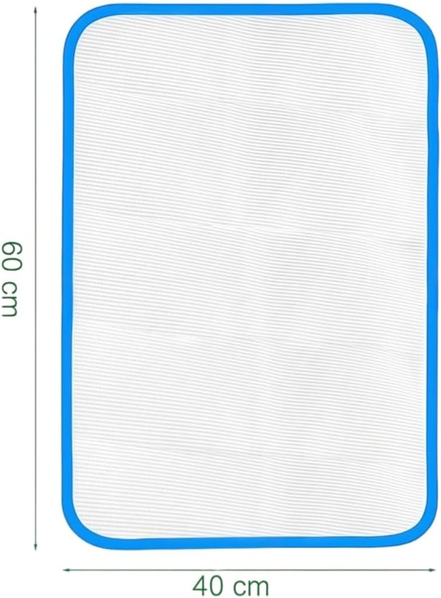 Strijkmat Set van 4, Strijkplankhoezen en Strijkpad voor Tafel, Beschermende Doek voor Gemakkelijk Strijken en Reizen (40 x 60 cm)