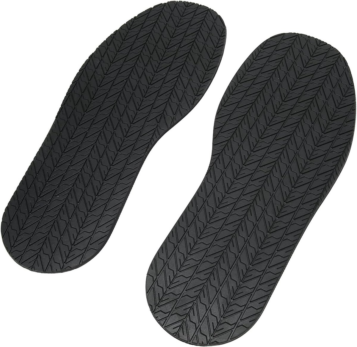 Duurzame antislip rubberen zolen met geluidsreductie voor schoenen, geschikt voor binnen en buiten, 1 paar