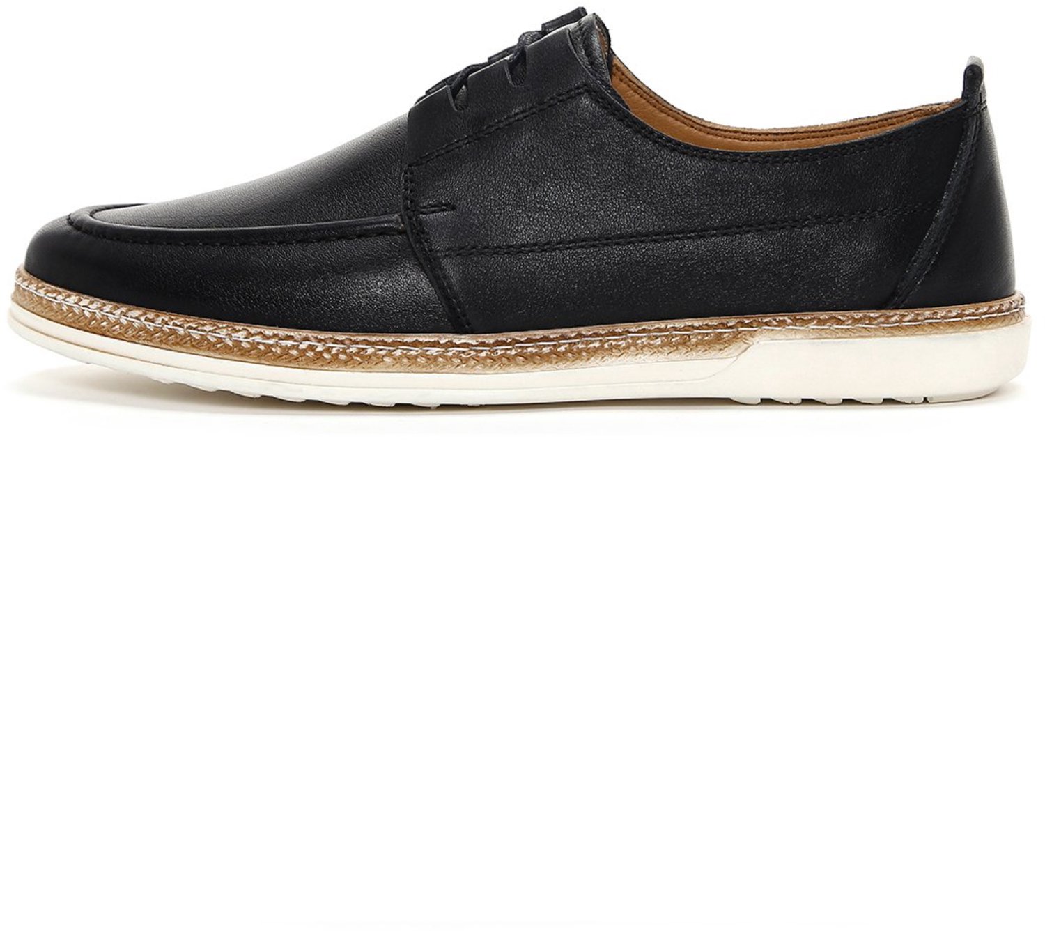 DERIMOD Casual Lace-up Shoes Leather Casual Lace-up Shoes