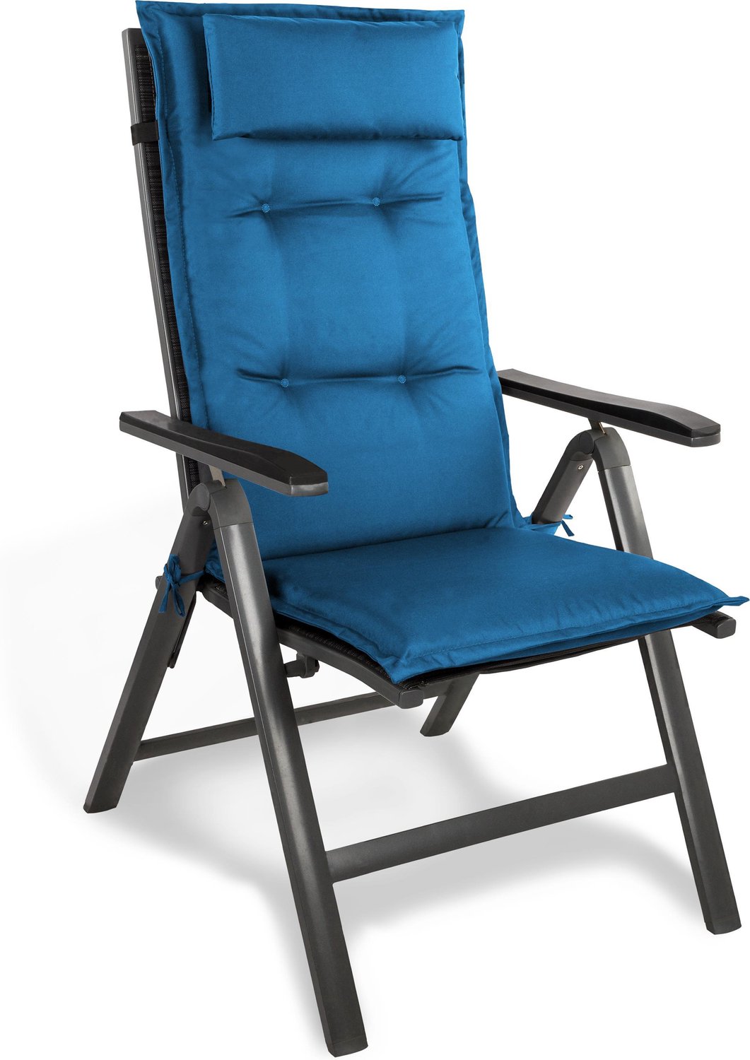 Stoelbekleding voor stoel met hoge rugleuning en kussen „Palermo“