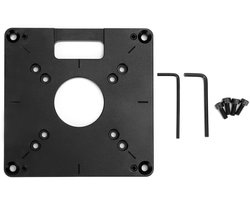 Router Base Plate, Aluminiumlegering Frezen Flip Board Houtbewerking Trimmen Machine Base Plate Hardware Accessoire