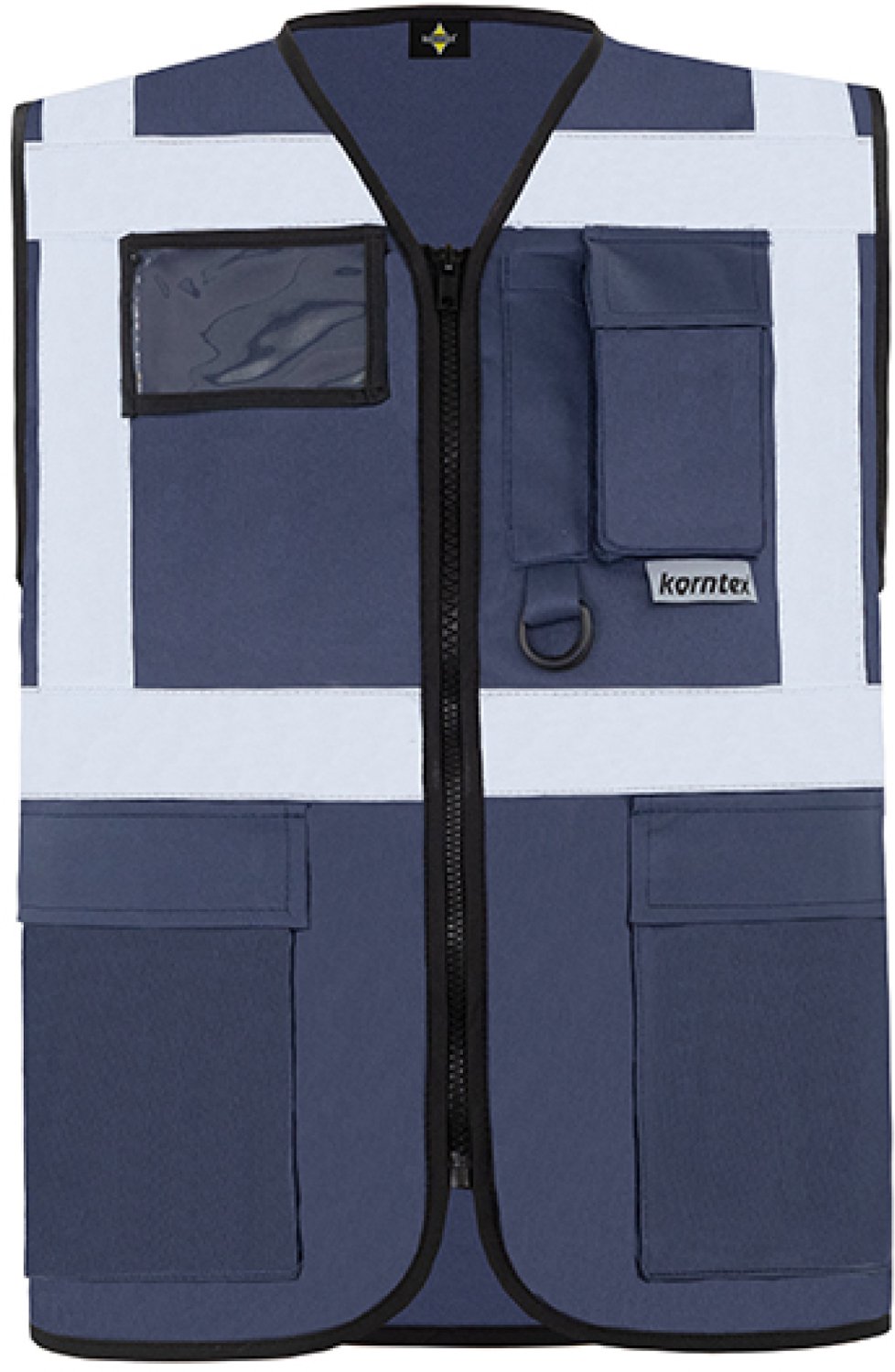 Korntex Executive Multifunctional Safety Vest Berlin KX802 - Navy - L