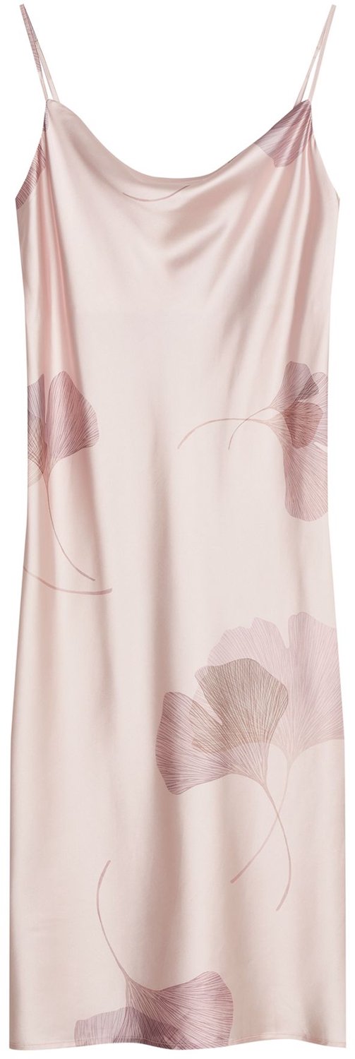 ESOTIQ Capriccio - Nachthemd - Satijn - Beige - Midi