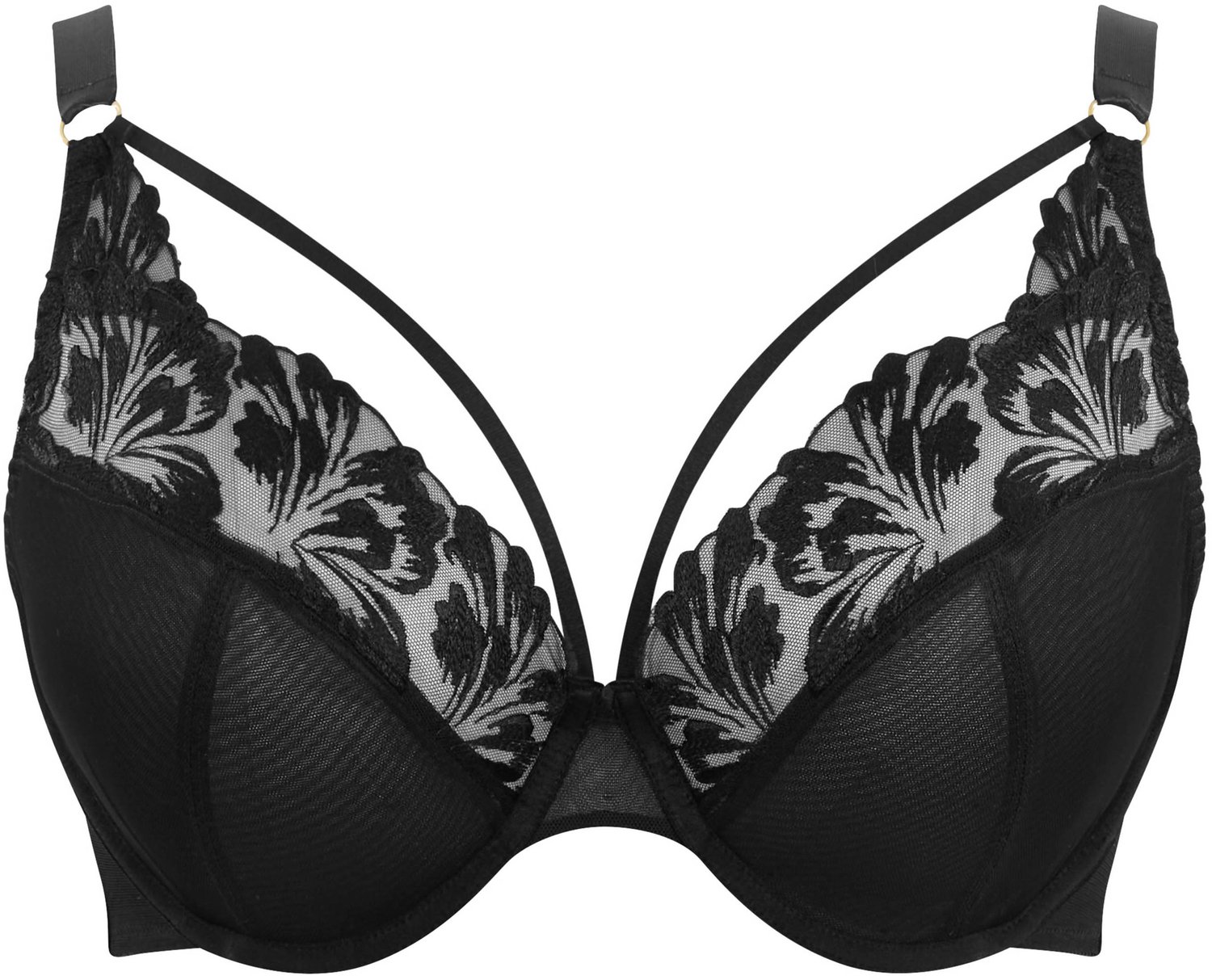 ESOTIQ Jaida Panache - Plungebeha - Zwart - 44E /