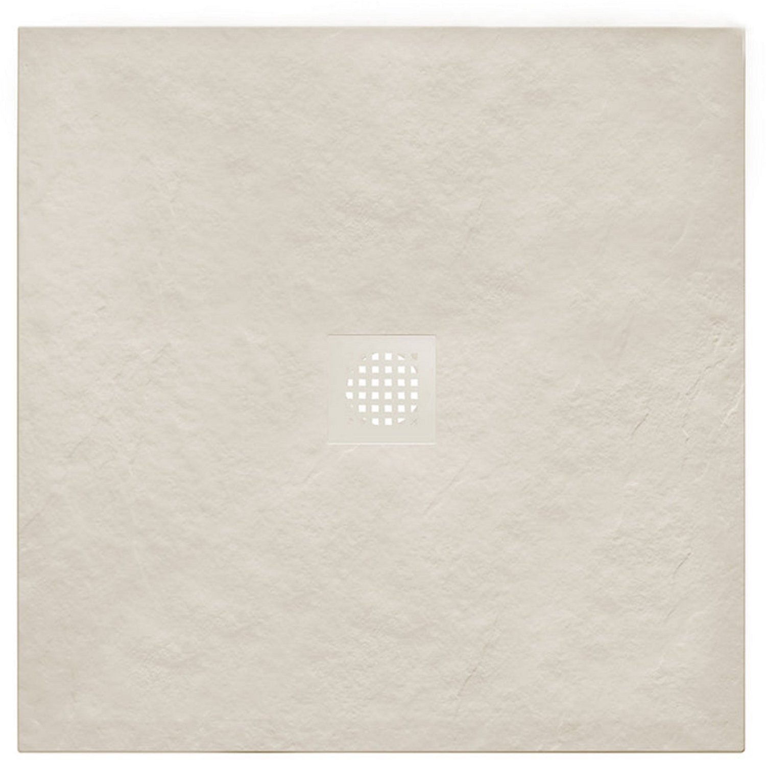 Wiesbaden Stonea douchebak antislip composiet 1000 x 1000 x 30 mm inkortbaar beige