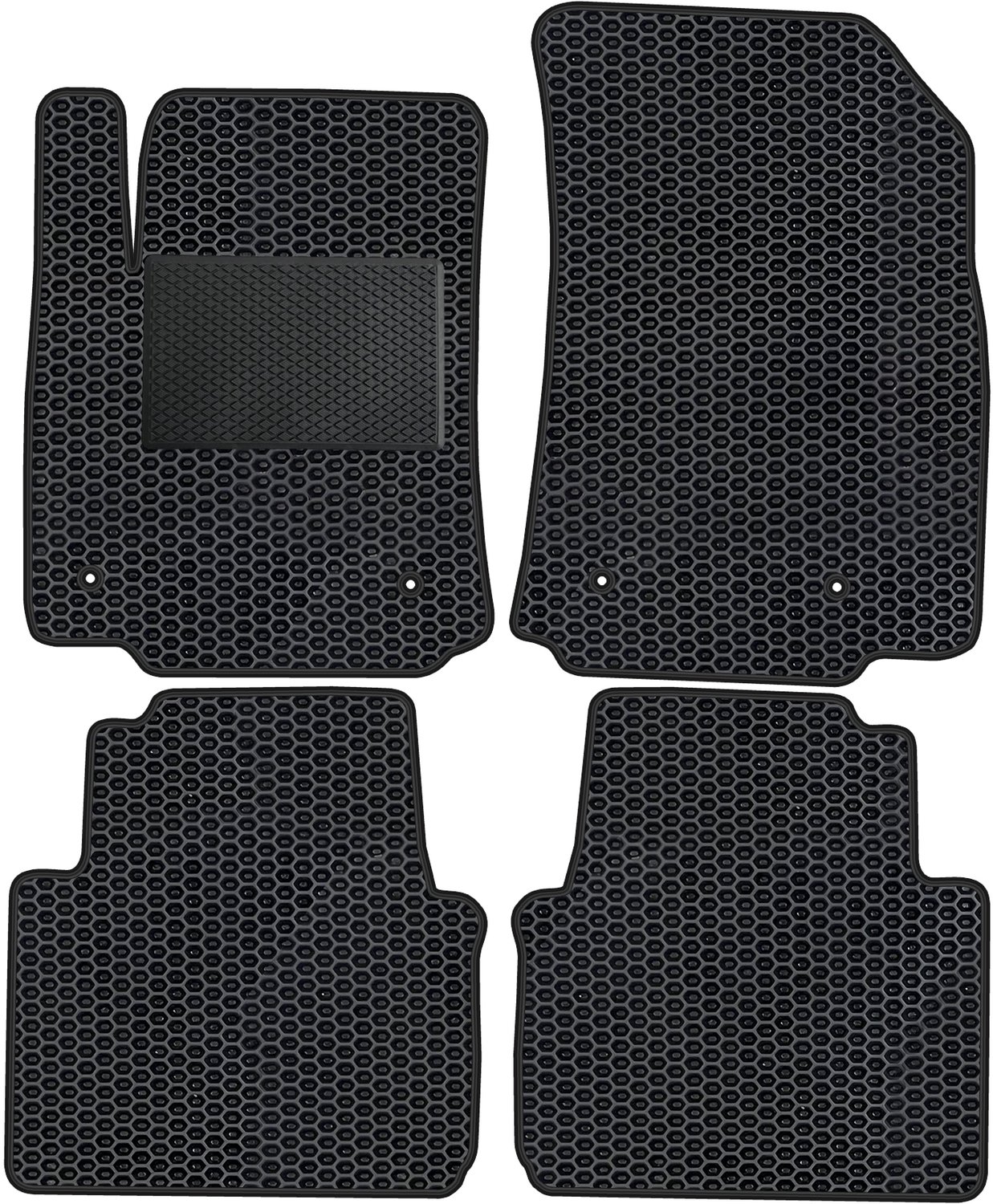 EVA Serie - Auto Vloermat Set - Geschikt voor Citroen C3 Aircross vanaf 2018 - Extra Versteviging