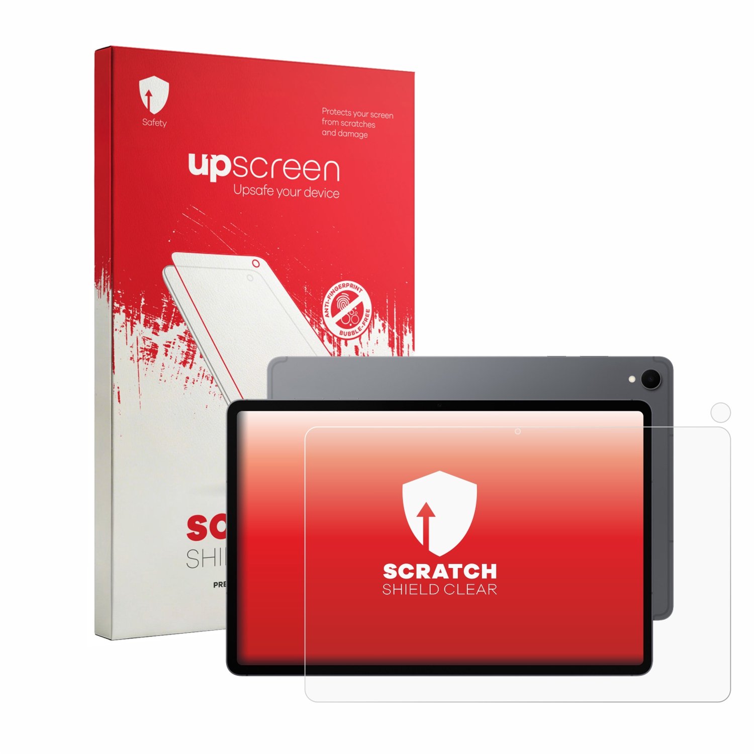 upscreen - Screenprotector voor Samsung Galaxy Tab S12 Plus (Voor+Camera) - Folie Beschermfolie transparant