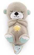 Fisher-Price Bedtijd Otter 30 cm - 0 tot 6 maanden - Knuffel met muziek