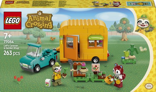 LEGO Animal Crossing 77054 Leifs caravan en tuinwinkel