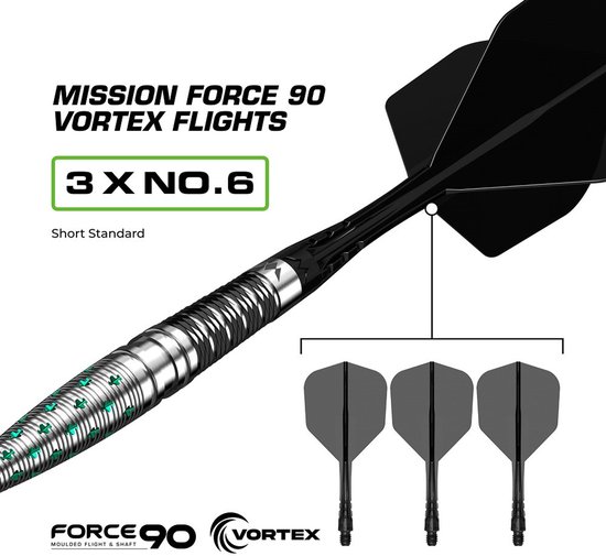 Mission Mantis Rapid Point 95% - Dartpijlen van Mission — afbeelding 4