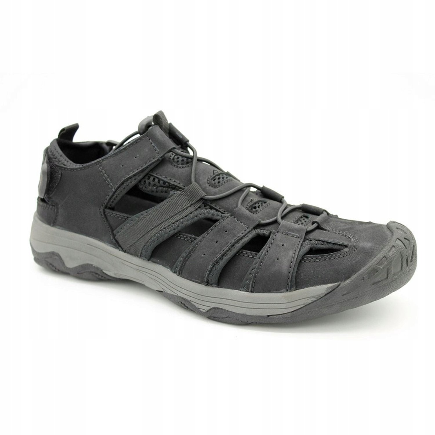 American Club Heren Sandalen CY 52/22 Zwart