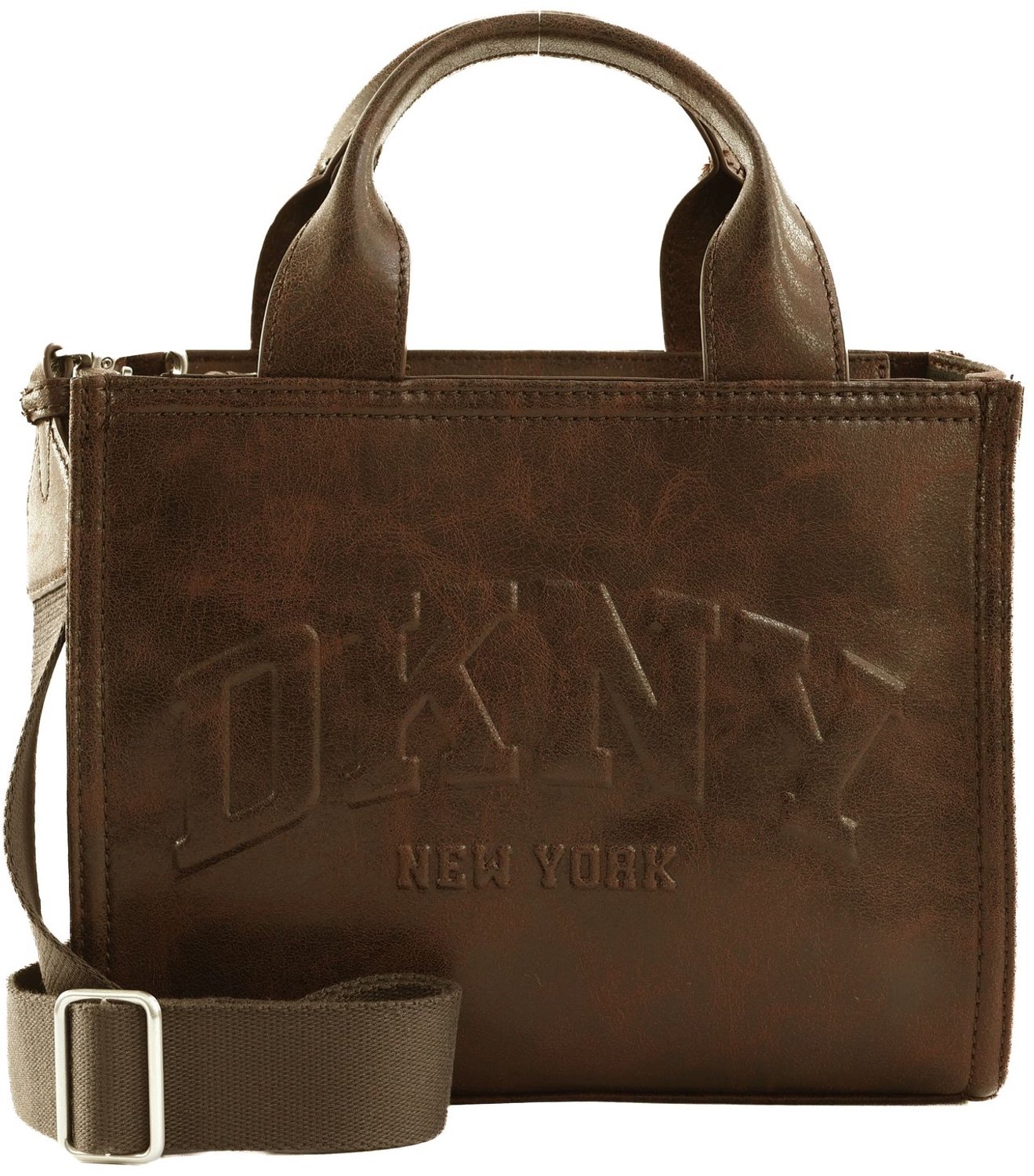DKNY handtas schoudertas Hadlee Tote Walnut bruine
