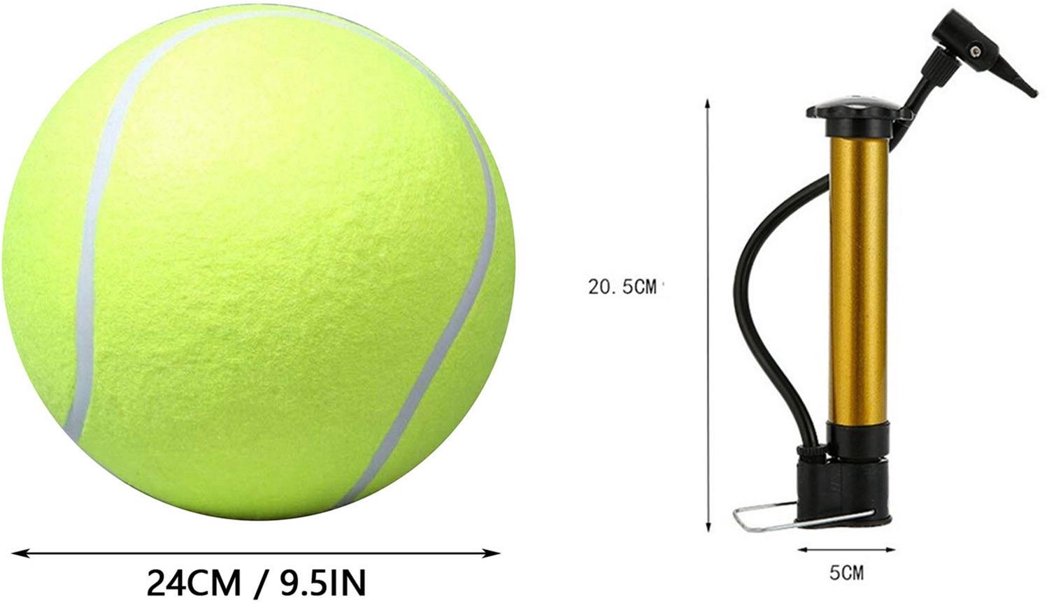 Hondenbal – 24 cm – Opblaasbaar – Interactief Hondenspeelgoed – Voor Training & Buiten