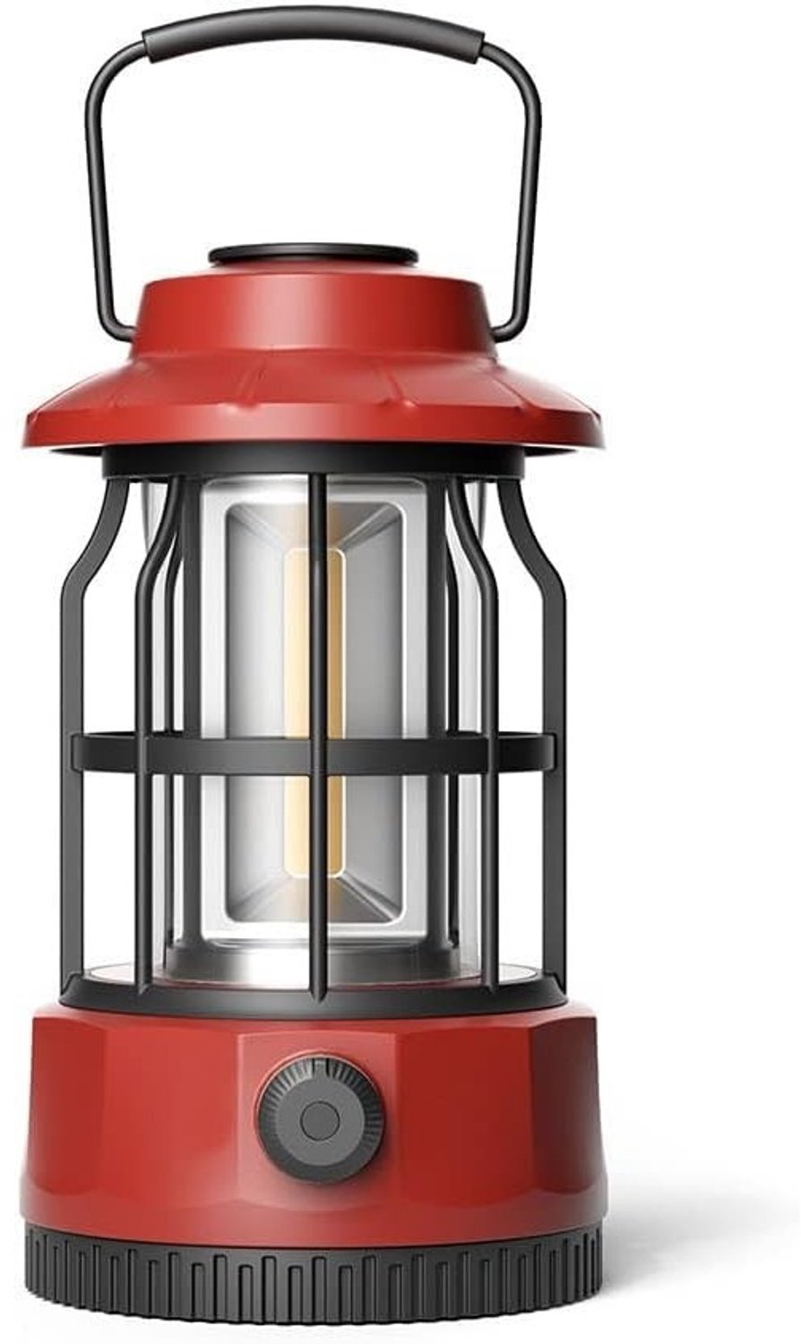 Campinglamp - Rood - - LED Verlichting voor Buiten en Tentgebruik
