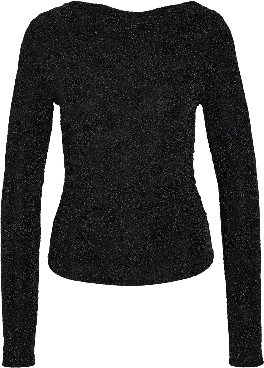 Noisy may T-shirt Nmgilly L/s Top Jrs 27038556 Black/black Lurex Dames Maat - XS