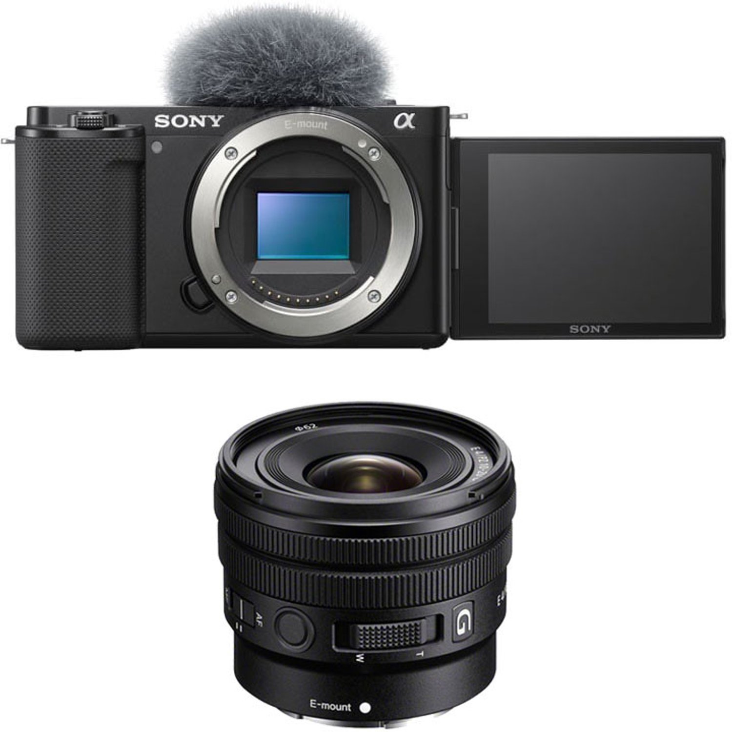 SONY ALPHA ZV-E10 SCHWARZ + 10-20