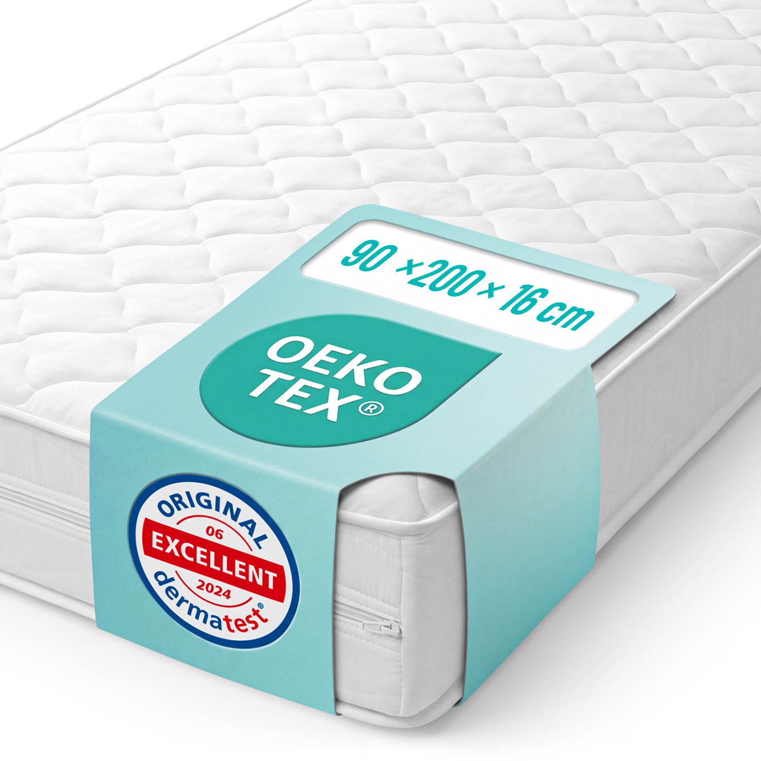 sun_garden BALELU-matras comfortschuim - Oeko-Tex 100 - anti-allergisch naturweiss