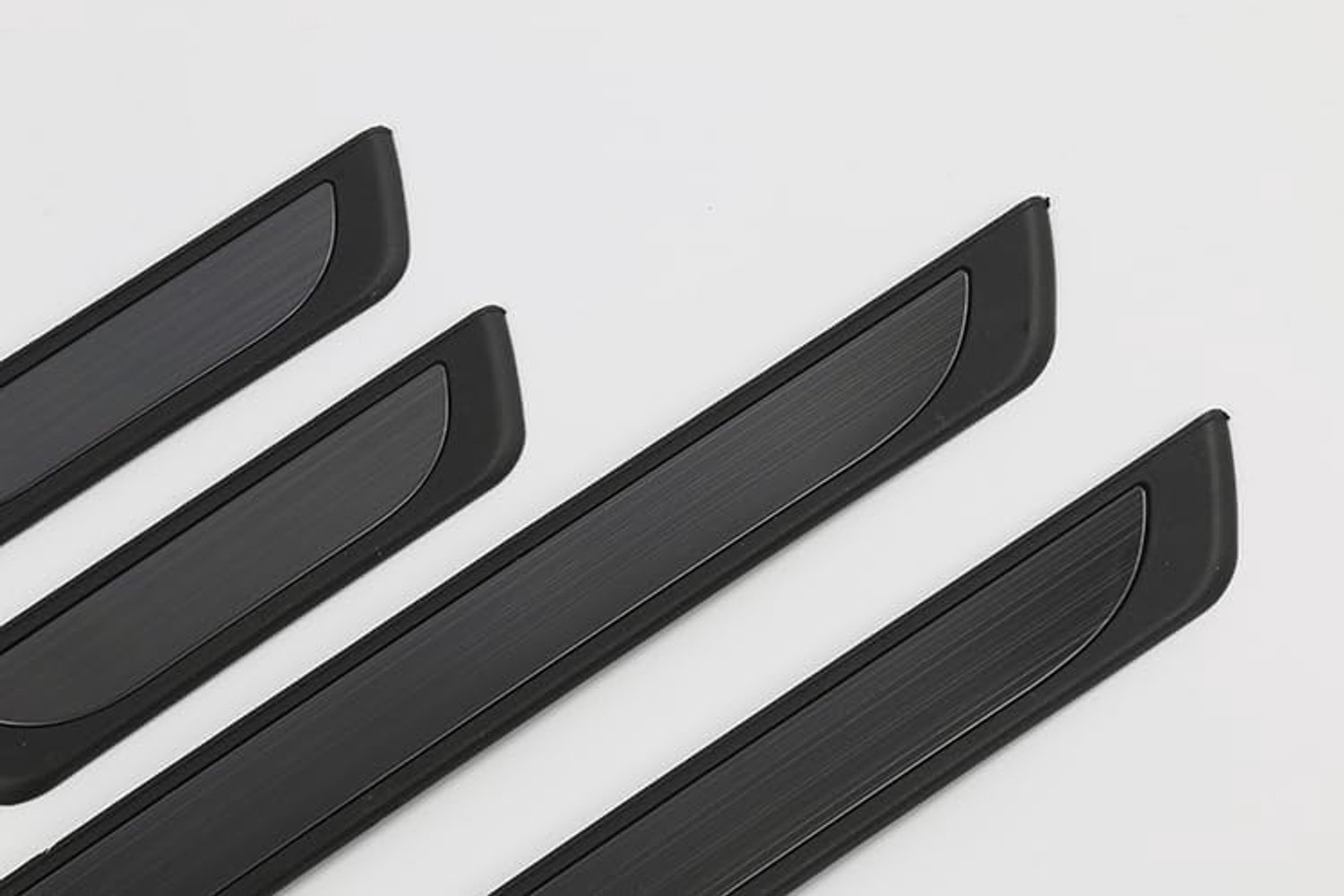 (instapstrips) compatibel met Nissan NV200 / Evelia 2010-2019 (5 deurs) - Kras bescherming - Set van 4 - Zwart Glans