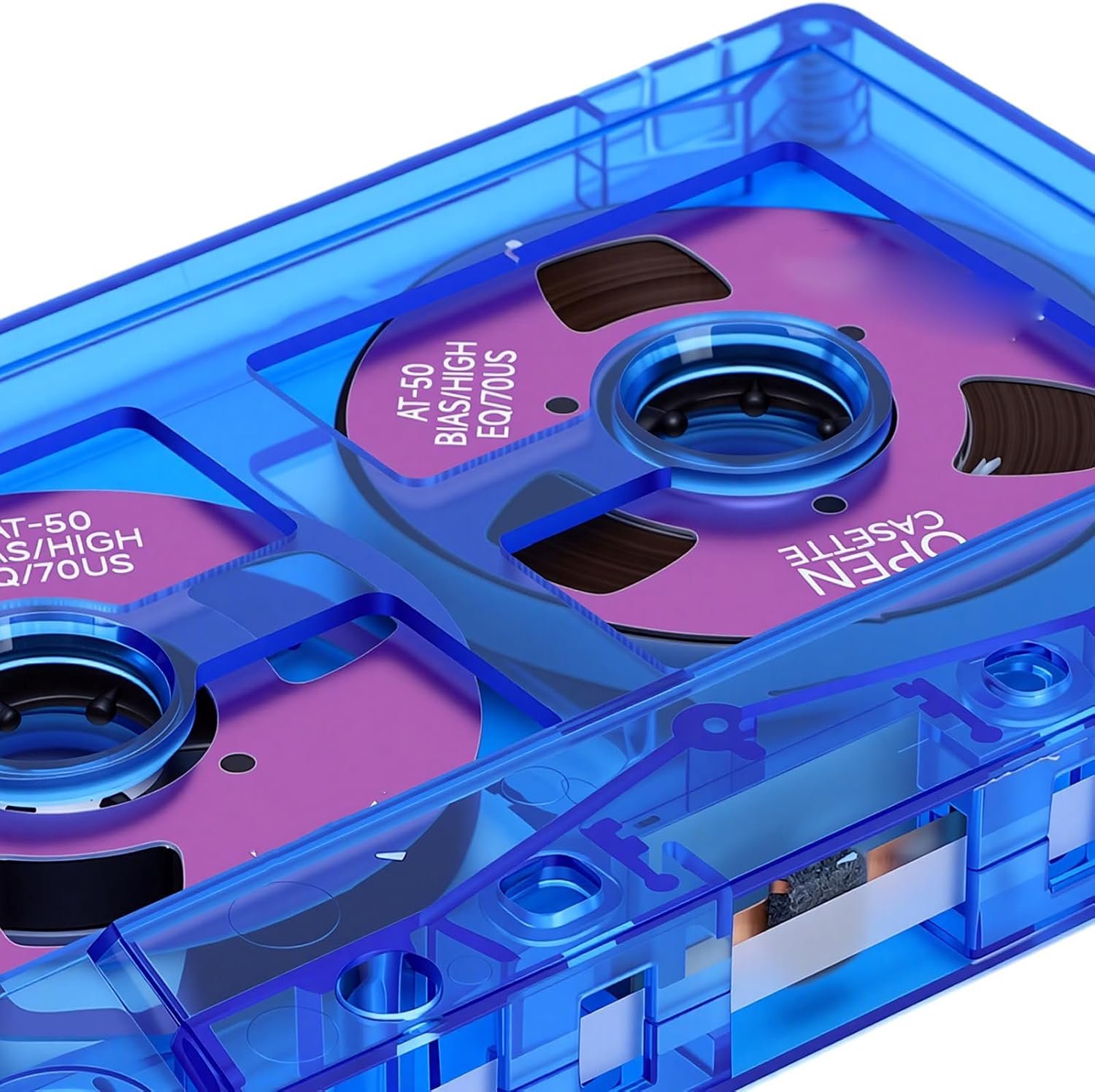 Audiocassette 50 Minuten, Dubbelzijdig Type I Ferrietspoel