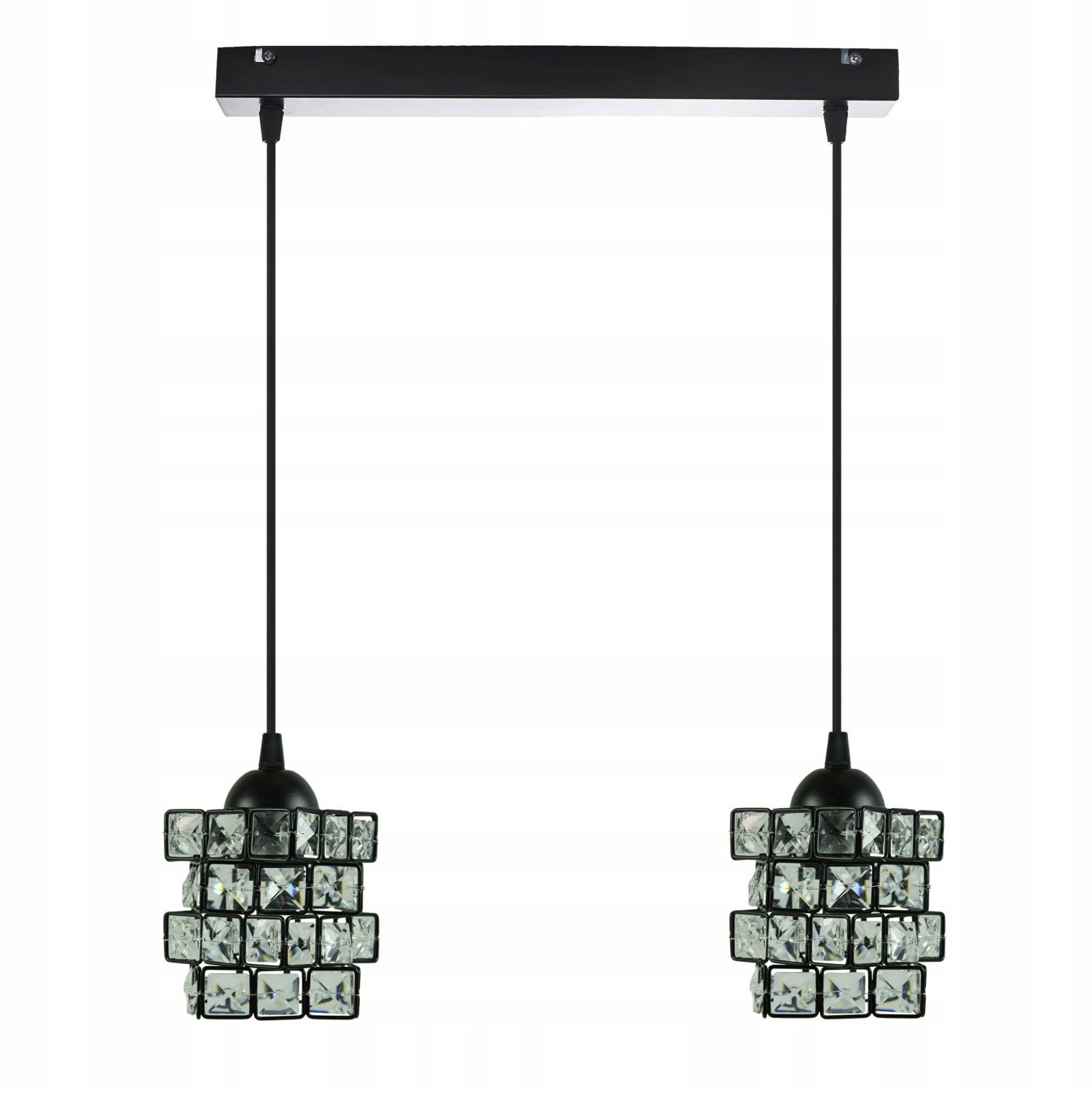 Moderne Zwarte Plafondlamp LED E27 - Verstelbare Hoogte
