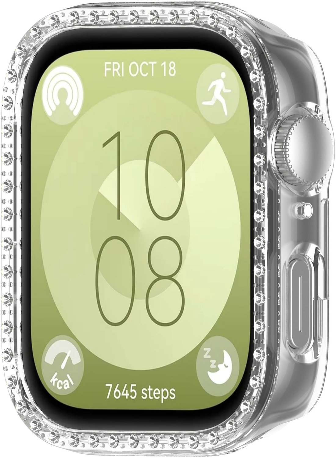 Huawei Watch Fit 3 hoesje met Diamond PC Hollow beschermhoes