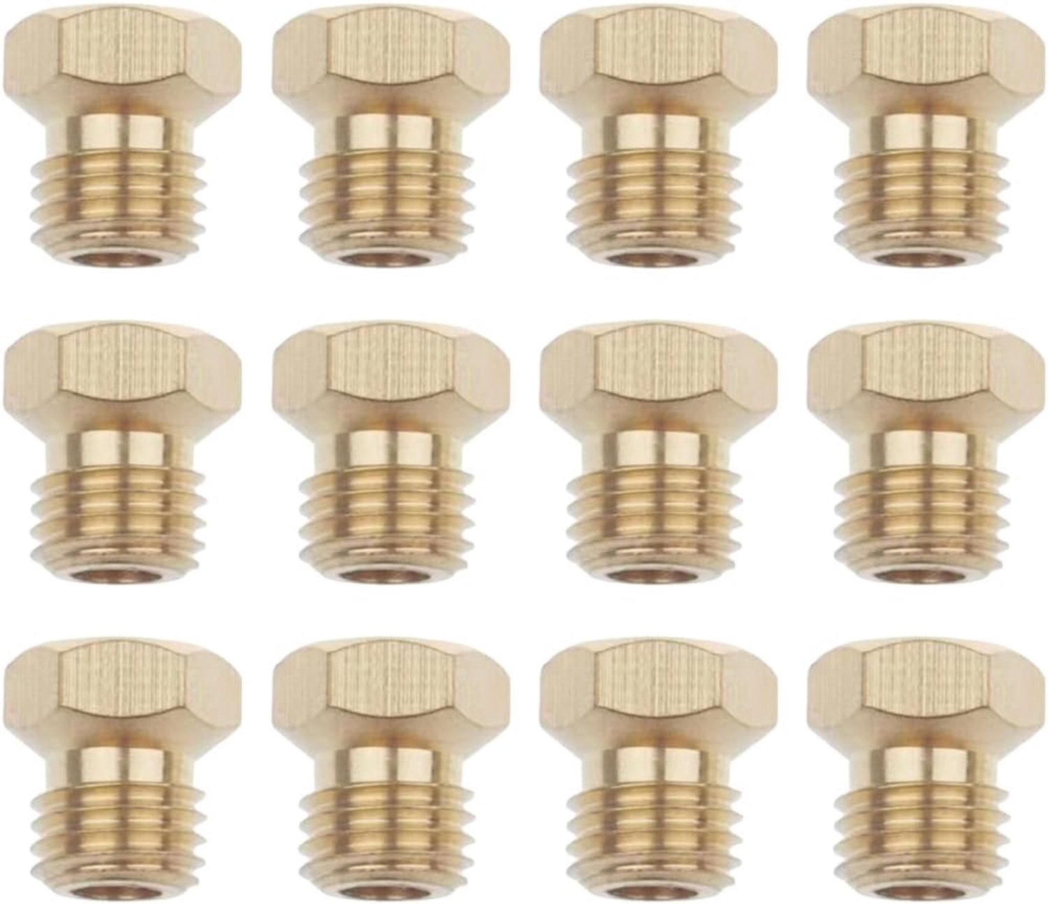 12 stuks universele butaangassproeiers, stadsgassproeiers voor gasfornuizen, oven, gas [2 × 0,5 mm, 2 × 0,65 mm, 2 × 0,7 mm, 2 × 0,87 mm, 2 × 0,9 mm, 2 × 0,95 mm