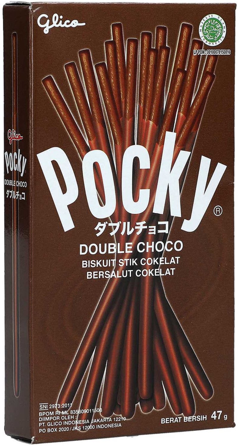 Pocky Double Choco - Biscuit - 10 x 47 g