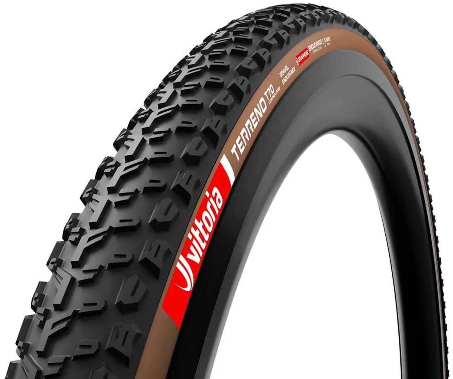 Vittoria Terreno T70 Coarse Loose G2.0 Endurance Graphene Nylon 100 Tpi Tubeless 700 X 55 Gravelband Zwart 700 x 55