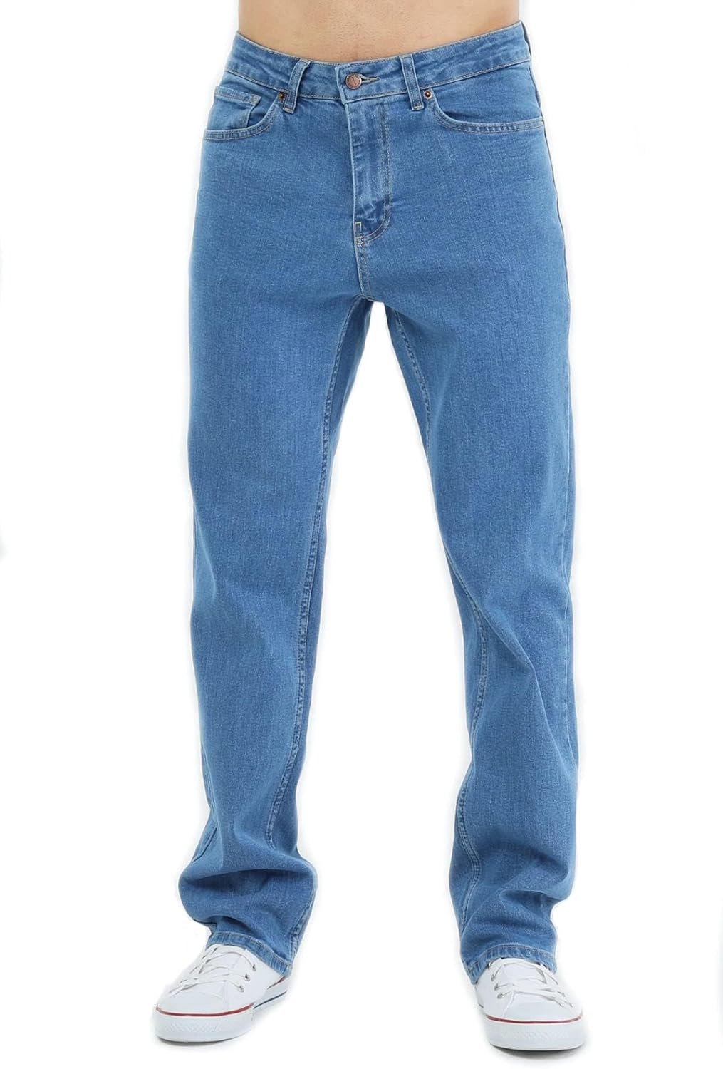 Jeans Baggy Jeans Straight Leg Loose Fit