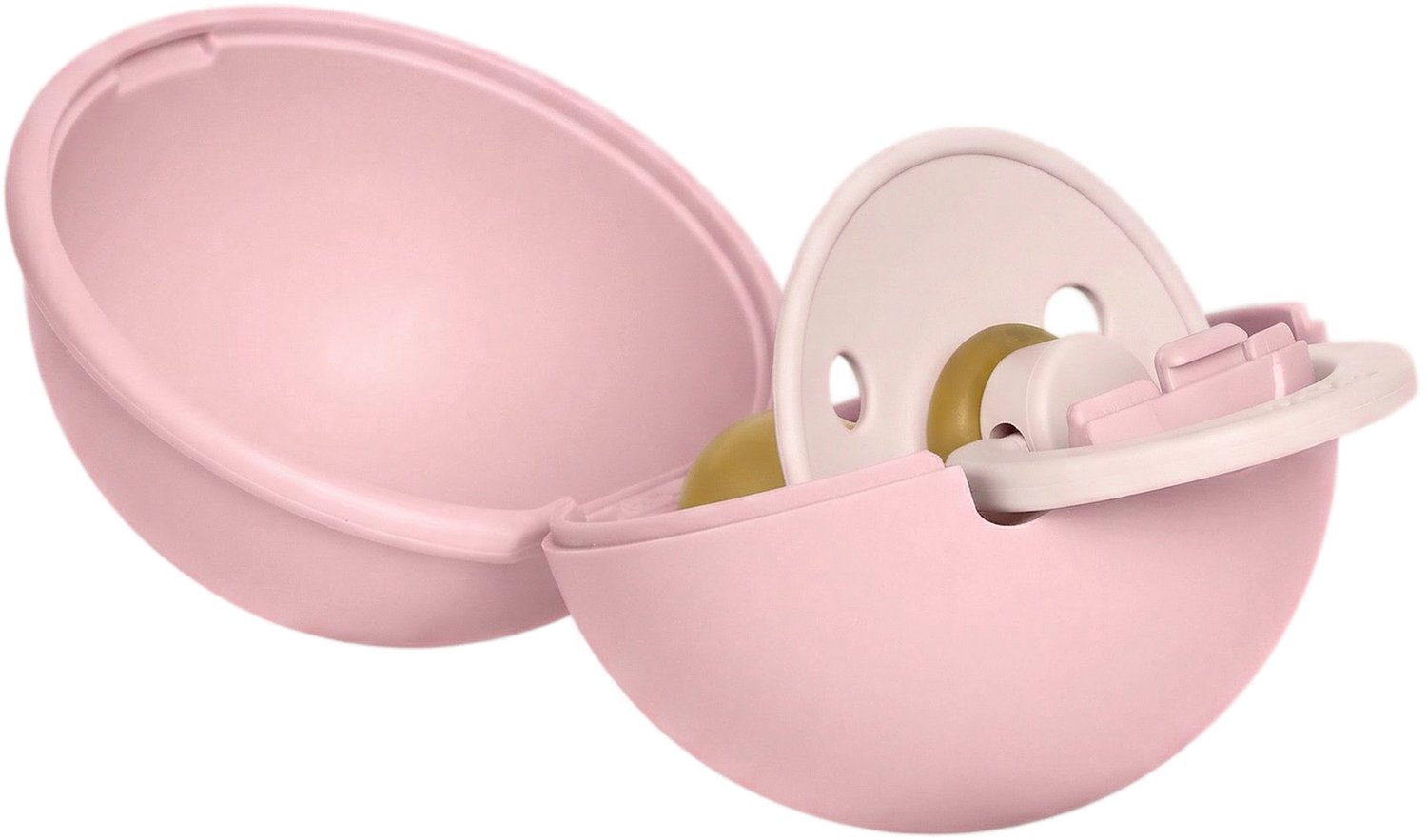Bibs Fopspeen & Fopspeendoosje Mini Bundel - 6-18 Mnd - Petal/Baby Pink