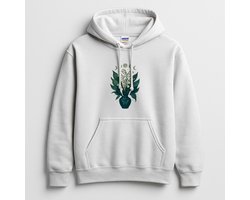 Lelie Hoodie – Mystieke Lelietjes-van-dalen in een Vaas – Natuurlijke Outfit – Unisex Hoodie voor Dames & Heren – Origineel Cadeau