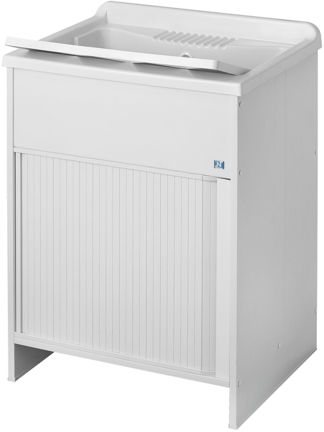 Praktische Wastafel met Rolluik en Zelfreinigend Afvoersysteem