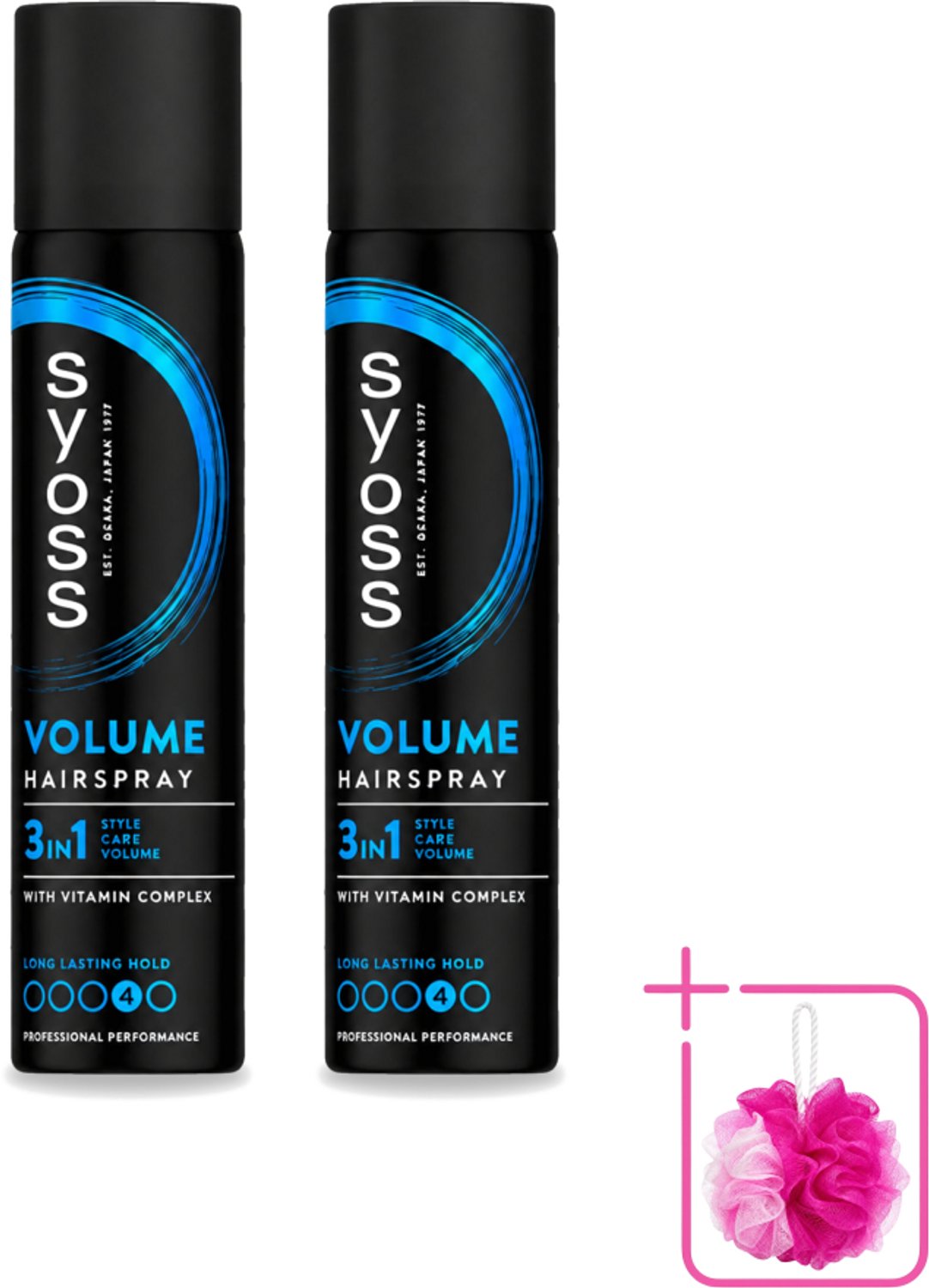 2 x Syoss - Haarspray - Volume Lift - 75 milliliter - Bulkverpakking - Koffiezetapparaat - Douchemop - Koffiezetapparaat