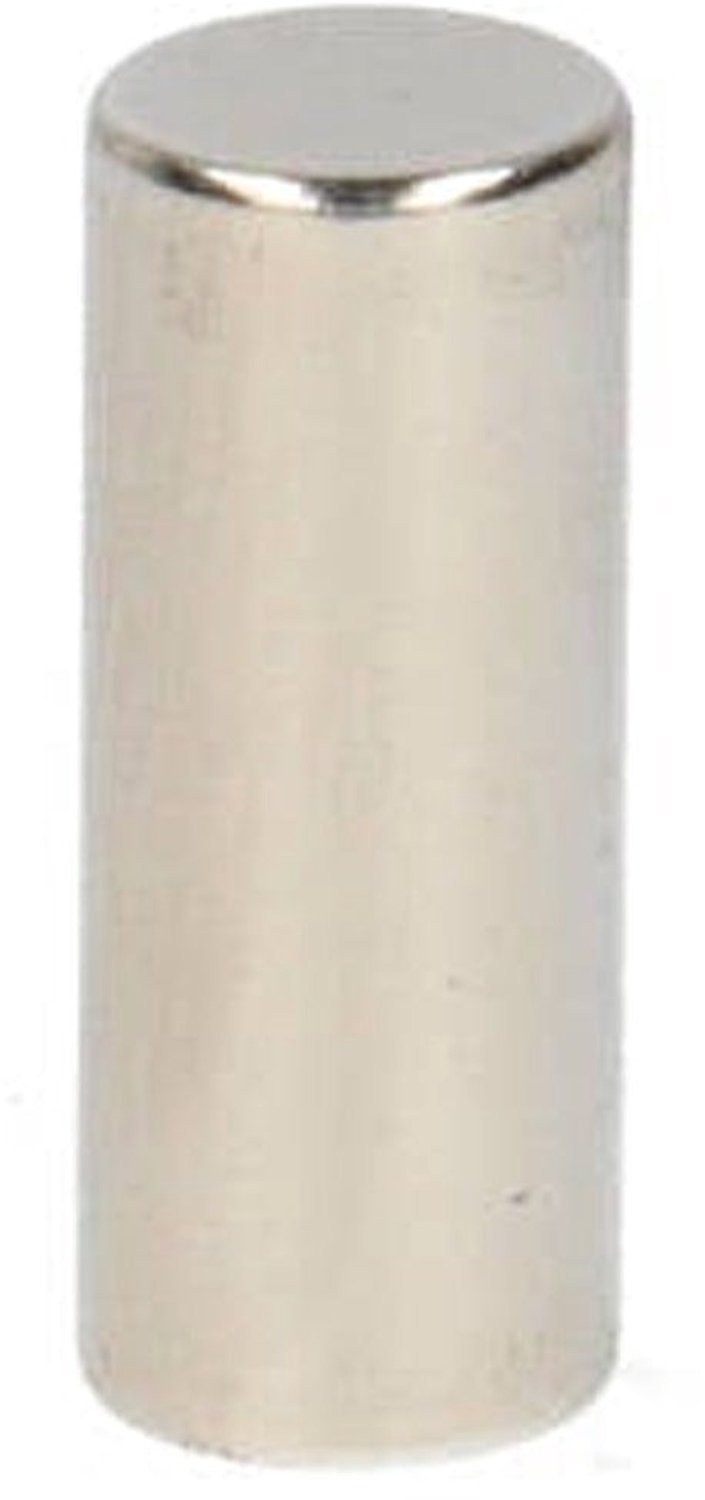 Neodymium Staafmagneet Ø6 x 15 mm N48 NiCuNi – 12 stuks