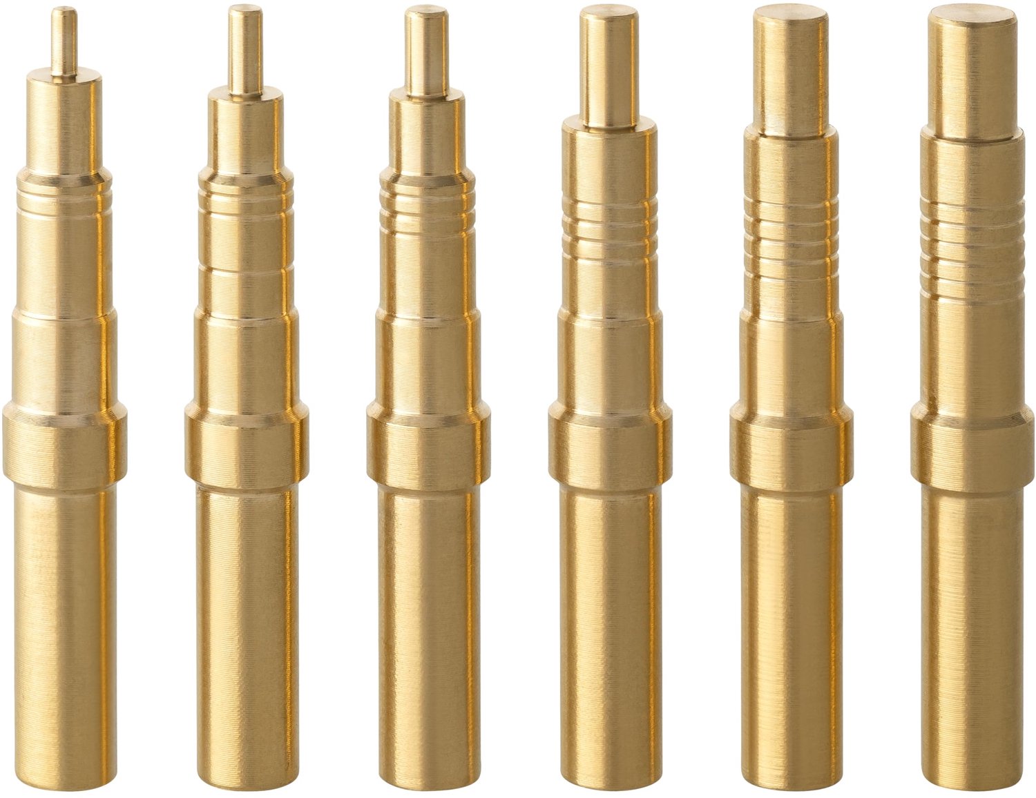 Set van 6 Soldering Iron Melting Hulpstukken voor Draad Inserts - M2/M2,5/M3/M4/M5/M6
