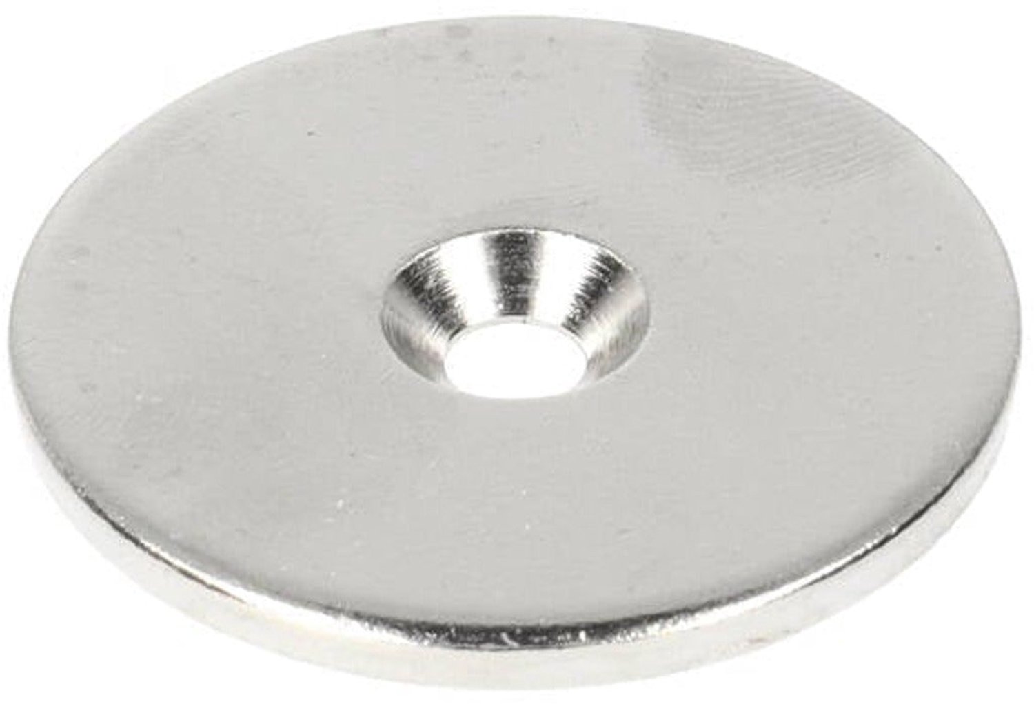 Stalen Ring Ø40 x Ø11 x 3 mm met boor-/verzinkgat (geen magneet) – 8 stuks