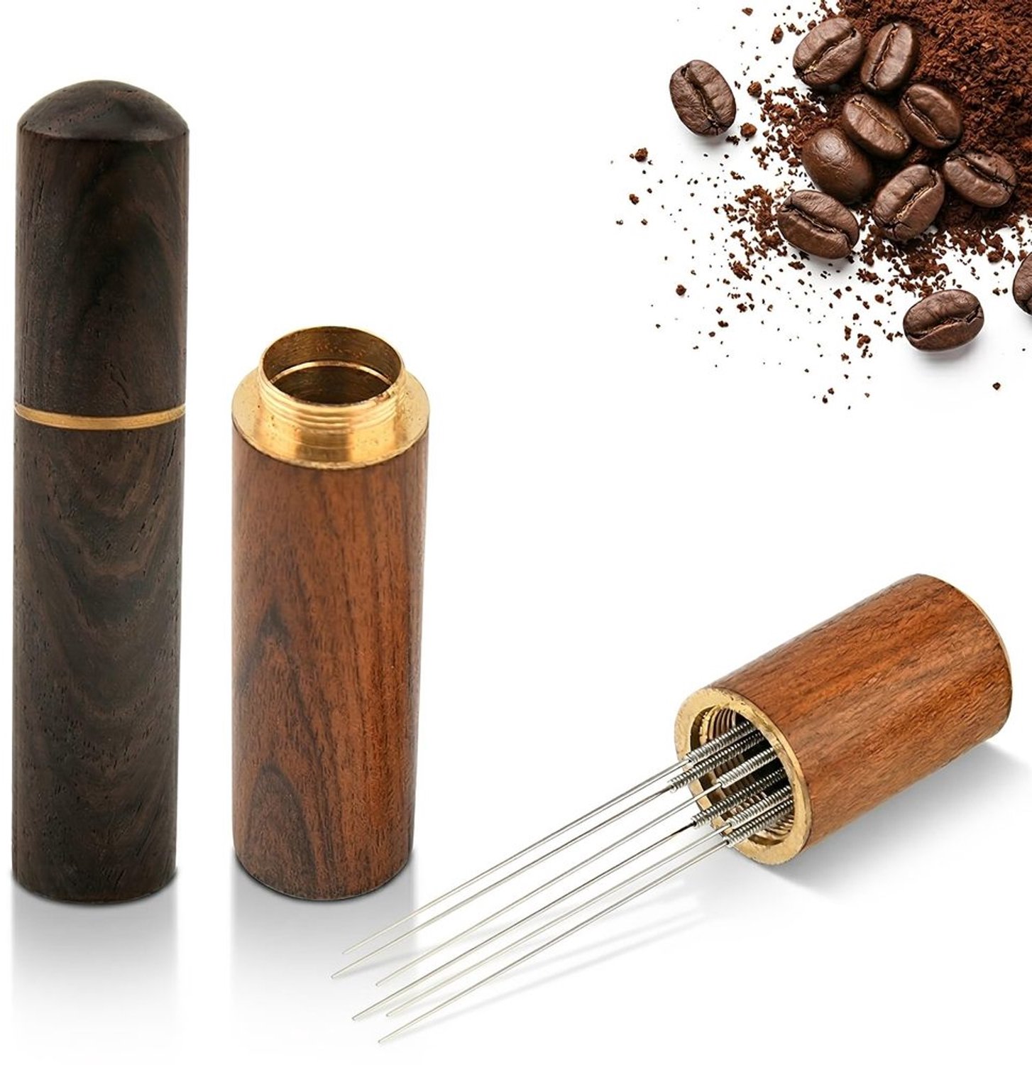 2 Stuks Espresso-Naald van Hout voor Koffiegereedschap