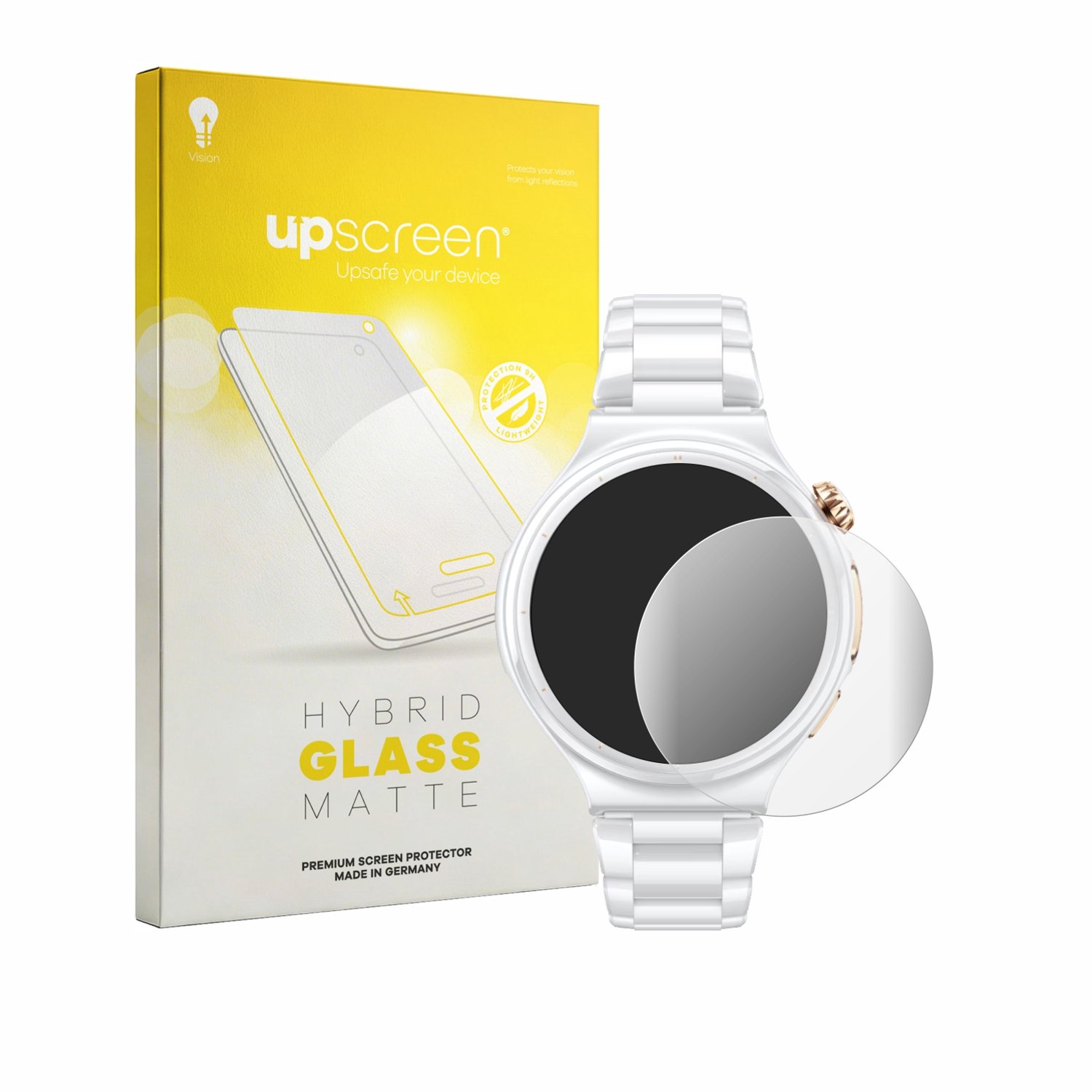 upscreen - Screenprotector voor Huawei Watch 6 Pro 43 mm - Folie Beschermfolie Beschermglas matte