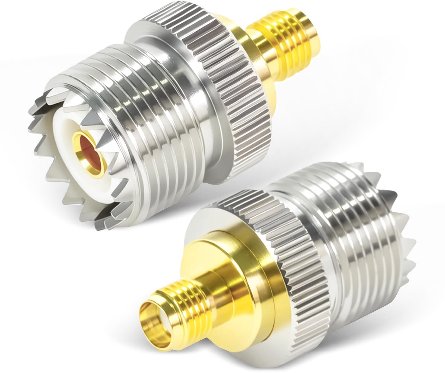 2 Stuks UHF naar SMA Antenne Adapter