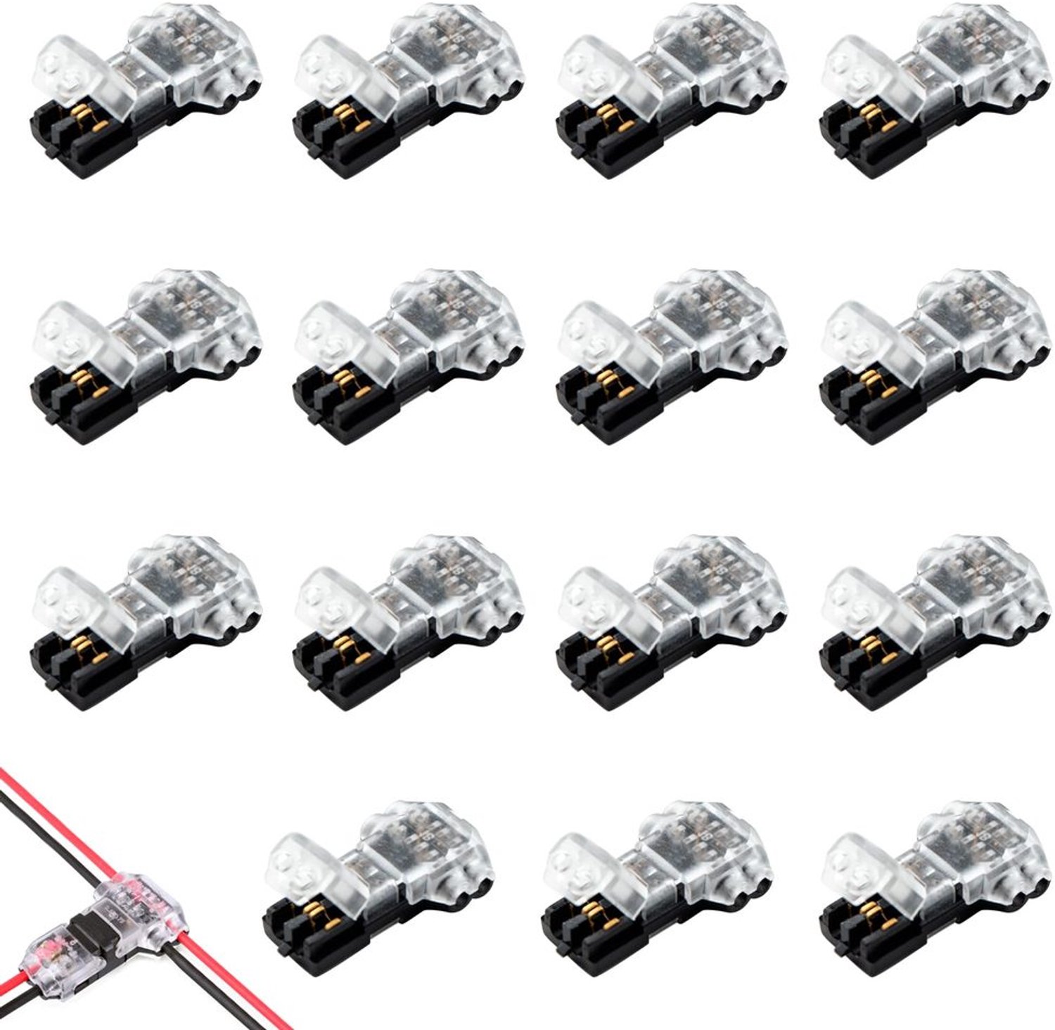 Set van 15 T-Pinnen voor Elektrische Verbindingen