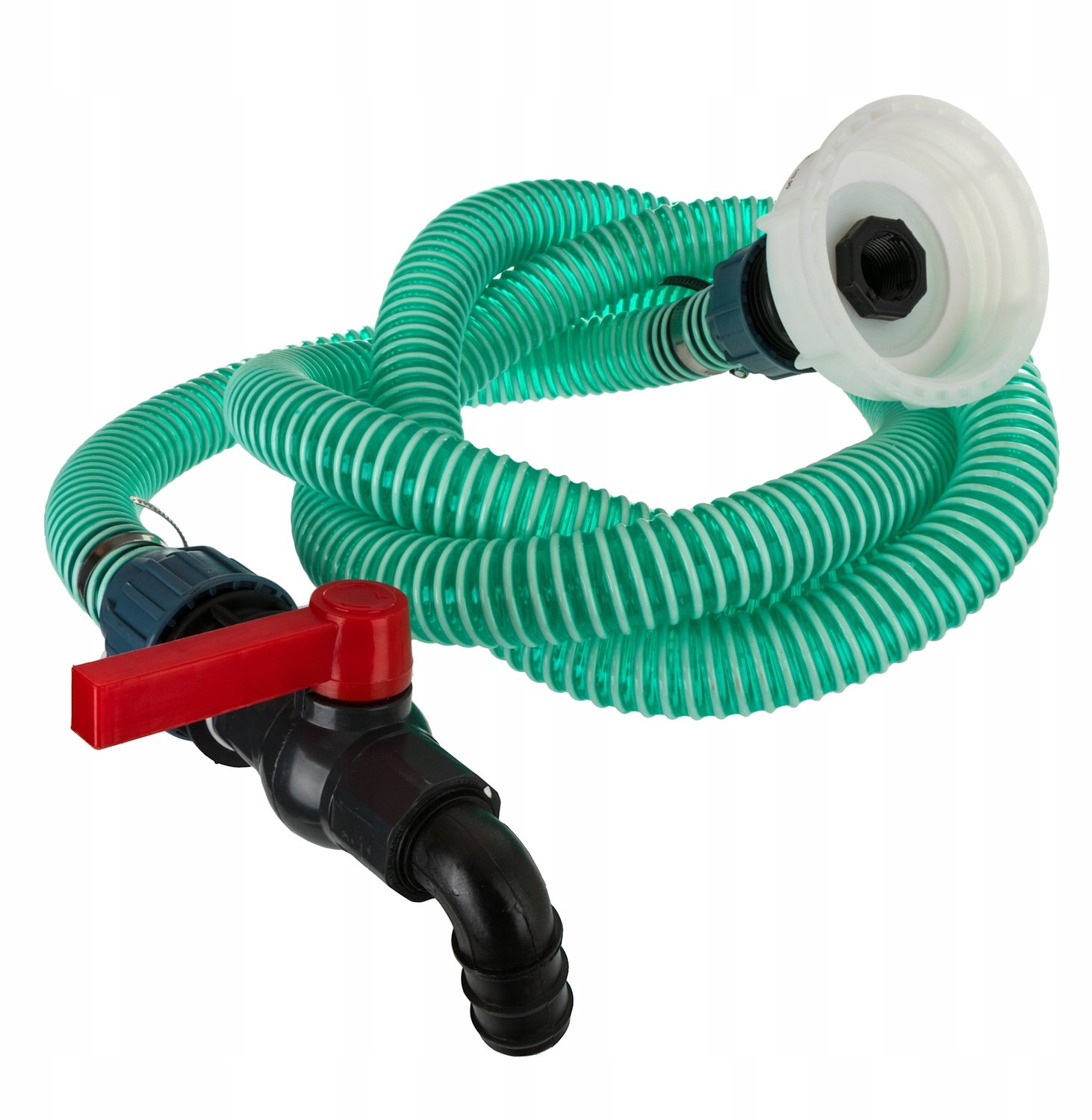 IBC Tank Tuit met 3m Slang en 1" Kogelkraan - S100x8