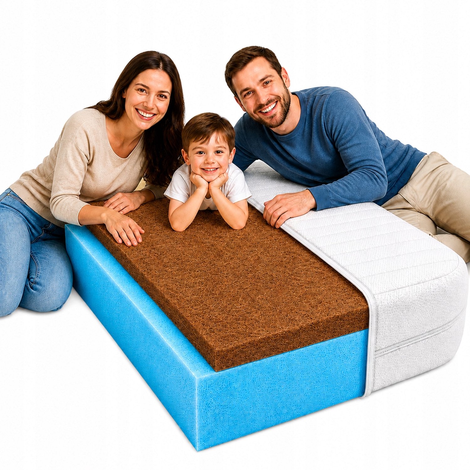 MATERACE Z GÓR FLEXI KOKO Matras 140x200cm - 26cm Hoog, Dubbelzijdig H1/H2