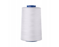 Ariadna Viga 140 naaigaren 5000m polyester wit voor lockmachine