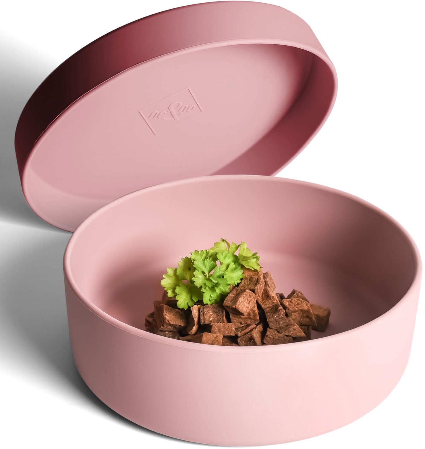 Hondenbak 1200 ml - Siliconen met deksel - Antislip - Ideaal voor vers voer - ShopVlot